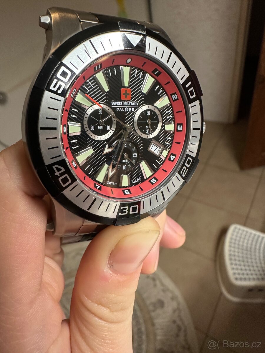 Pánské švýcarské hodinky Swiss Military Hanowa Touchdown Chr - 9
