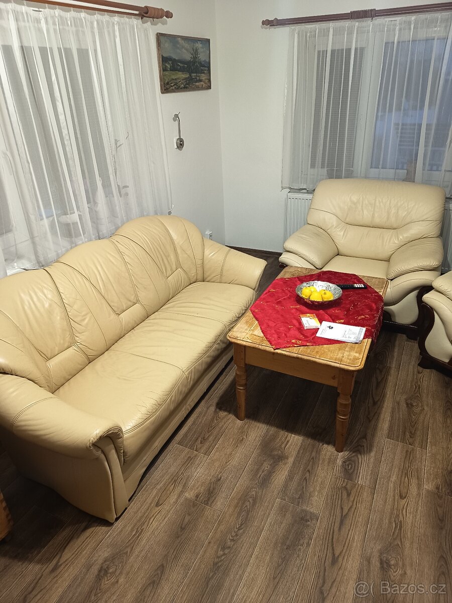 Kožená sedačka 1 +1+3 - 9