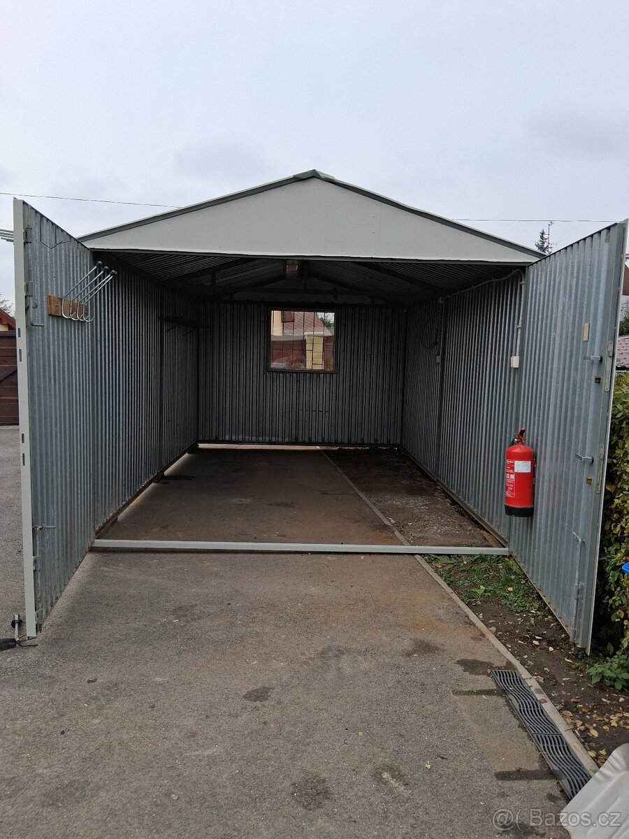 Plechova garáž 3,1x5m - 9