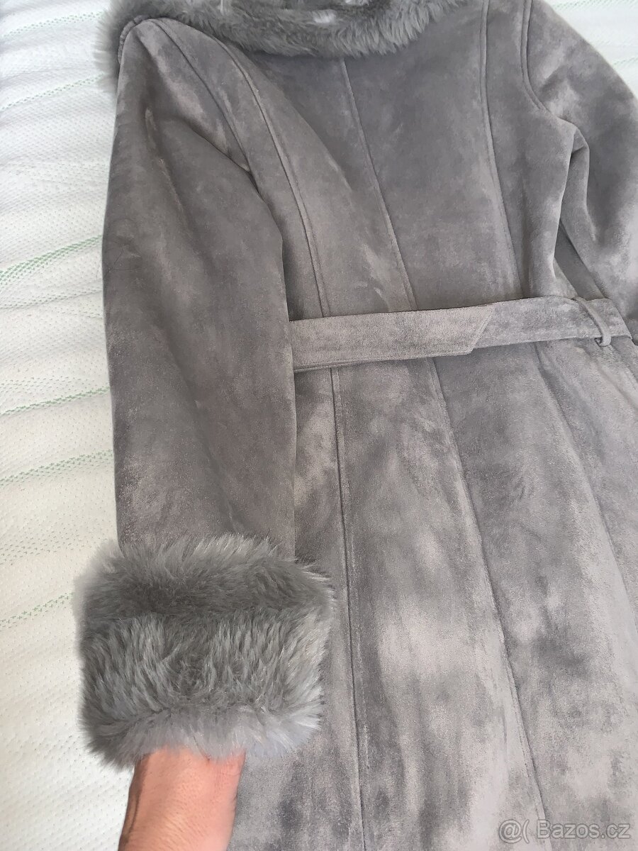 luxusni a krasny umely kozich/kabat NOVÝ - 9
