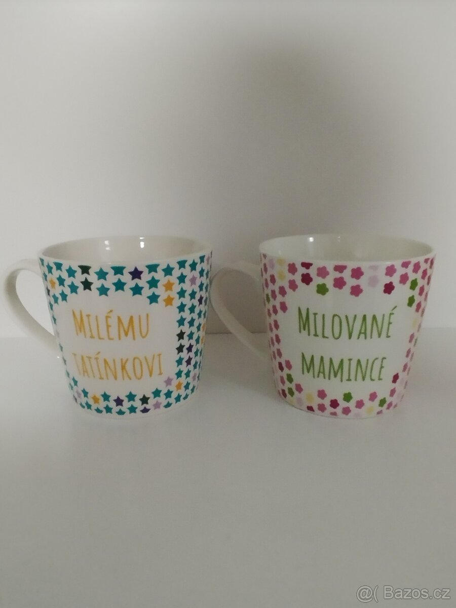 Různé skleničky a hrnky ( Maminka & Tatínek) - 9