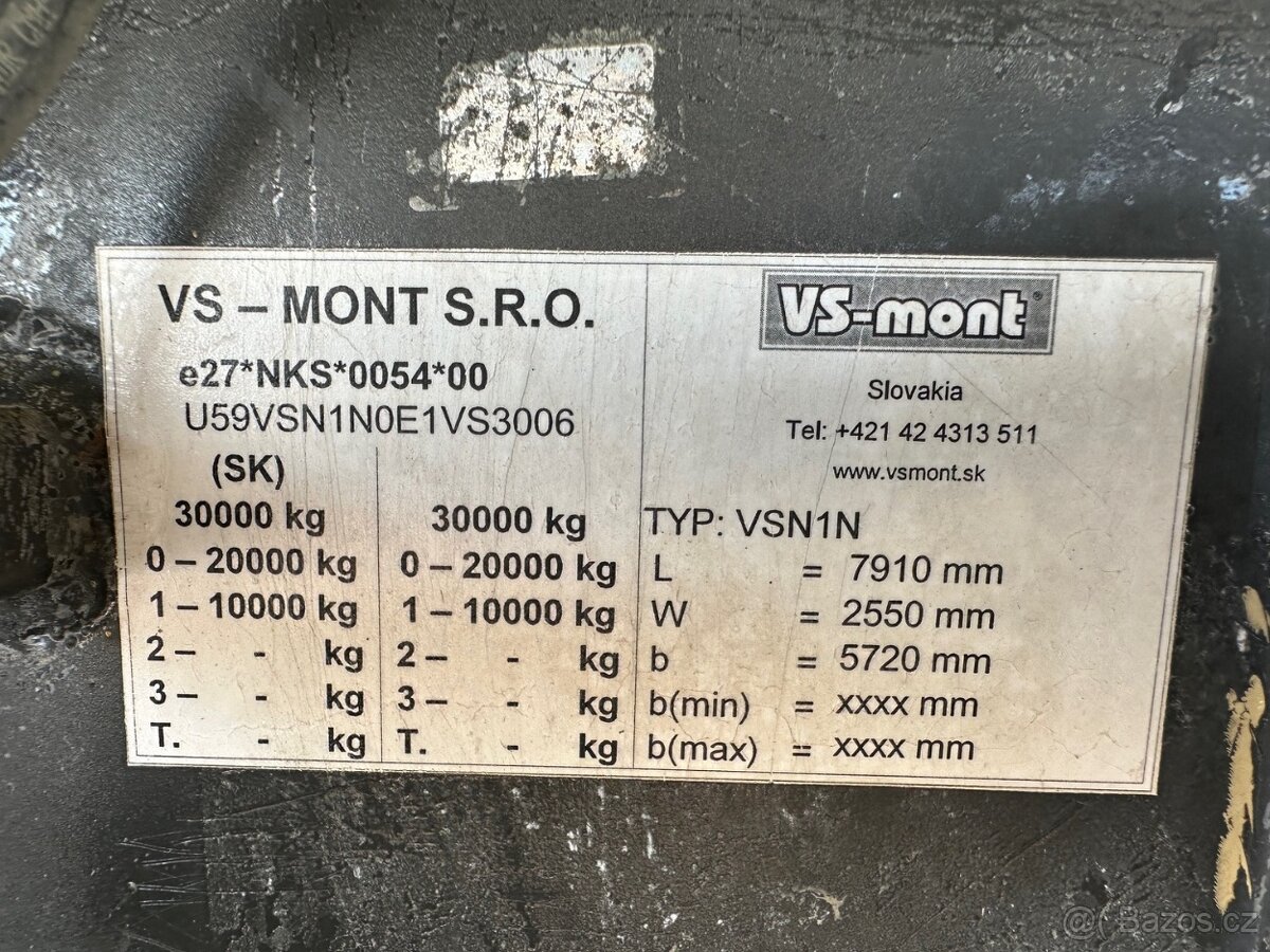 MERCEDES BENZ AROCS 4448 2014 VIN 828 + VS MONT 2014 VIN 006 - 9