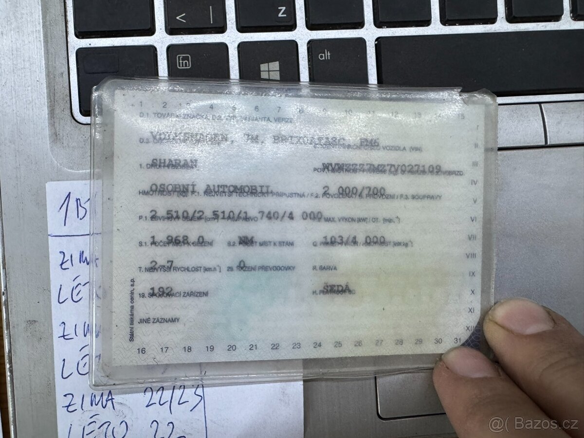 VW SHARAN, 2.0TDI 103kw, 2007, 7míst, Oprava, číst - 9