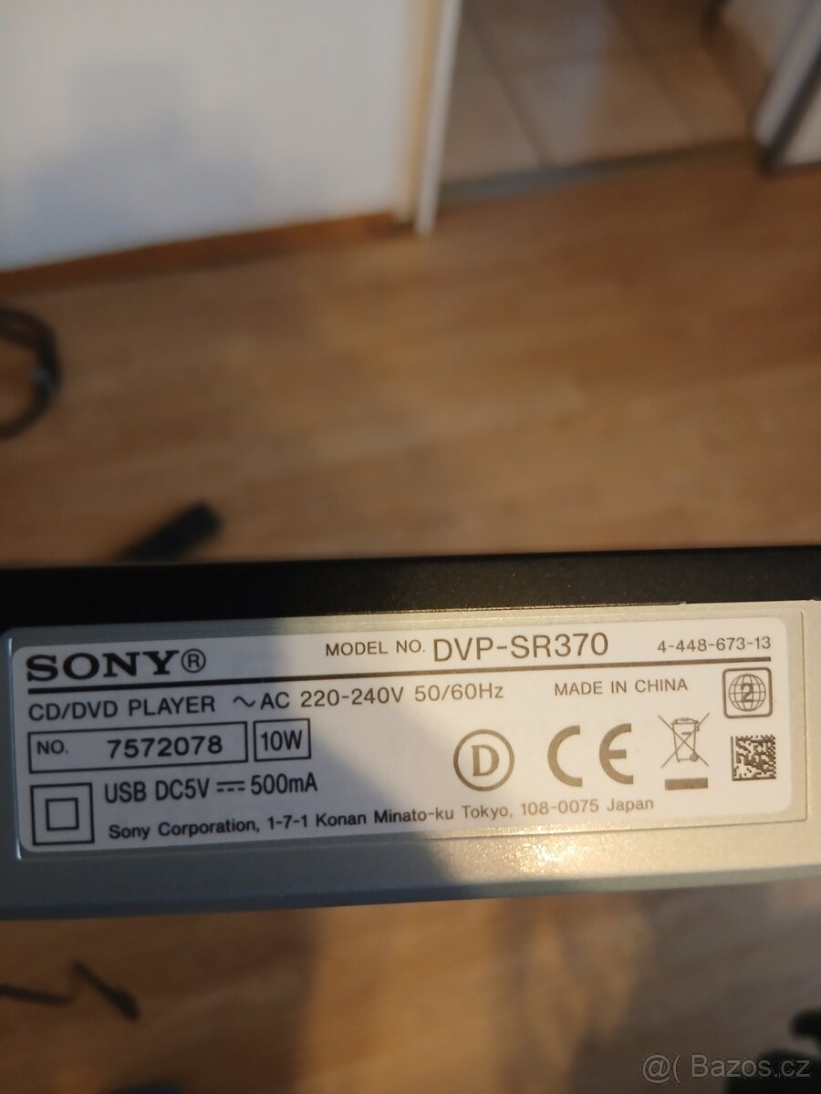 NOVÝ PO ZÁRUCE DVD PŘEHRAVAČ ZN. SONY - 9