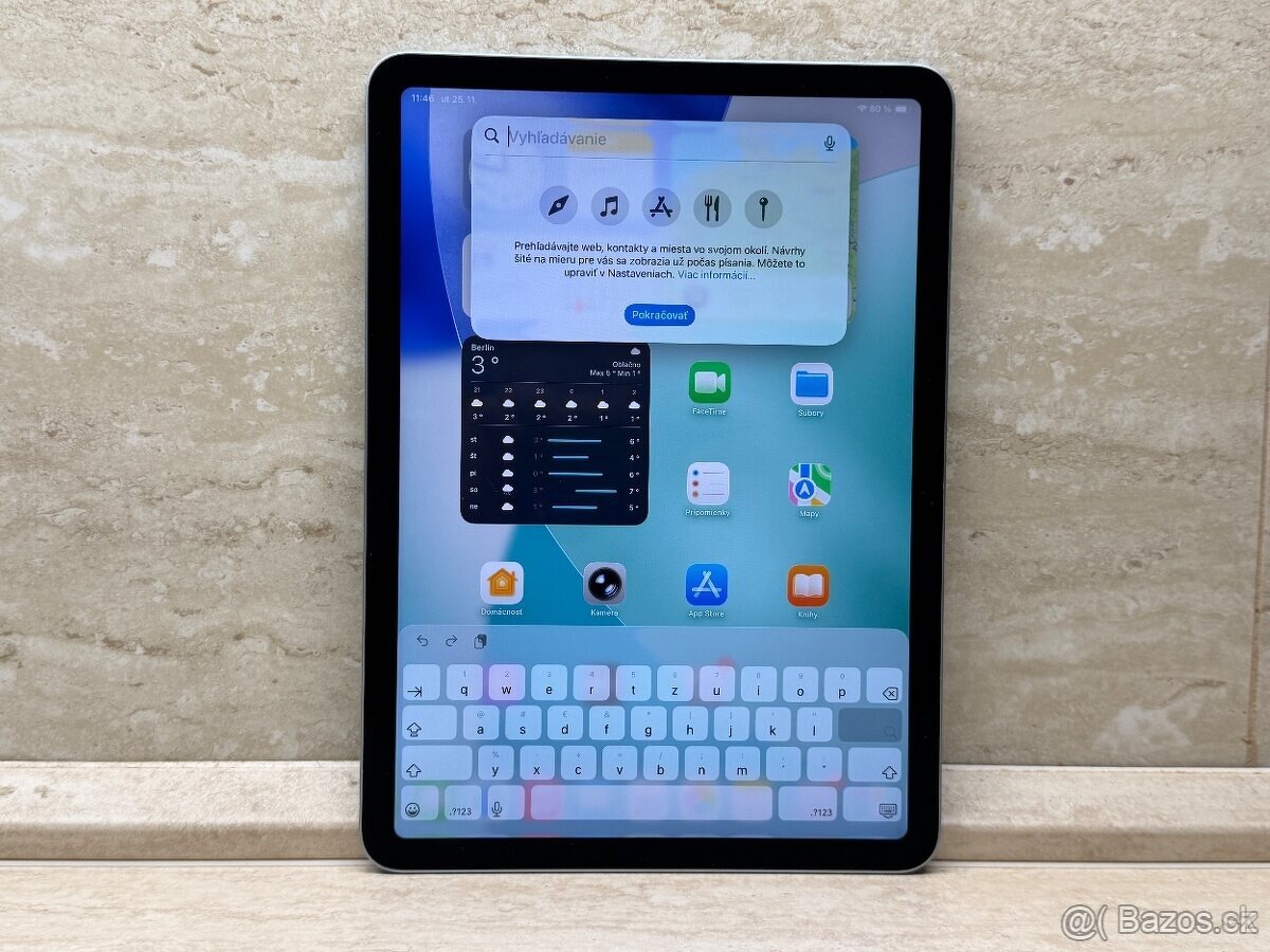 iPad Air 11 M2 128GB Wi-Fi Blue, záruka, 1 cyklus - 9