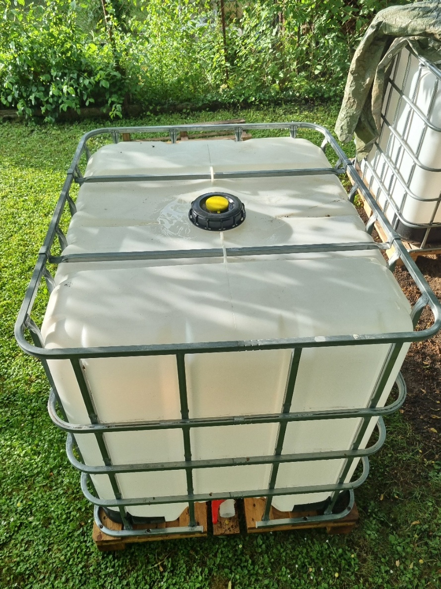 Super IBC jednou použitý, vypláchnutý, čistý s obalem a filt - 9