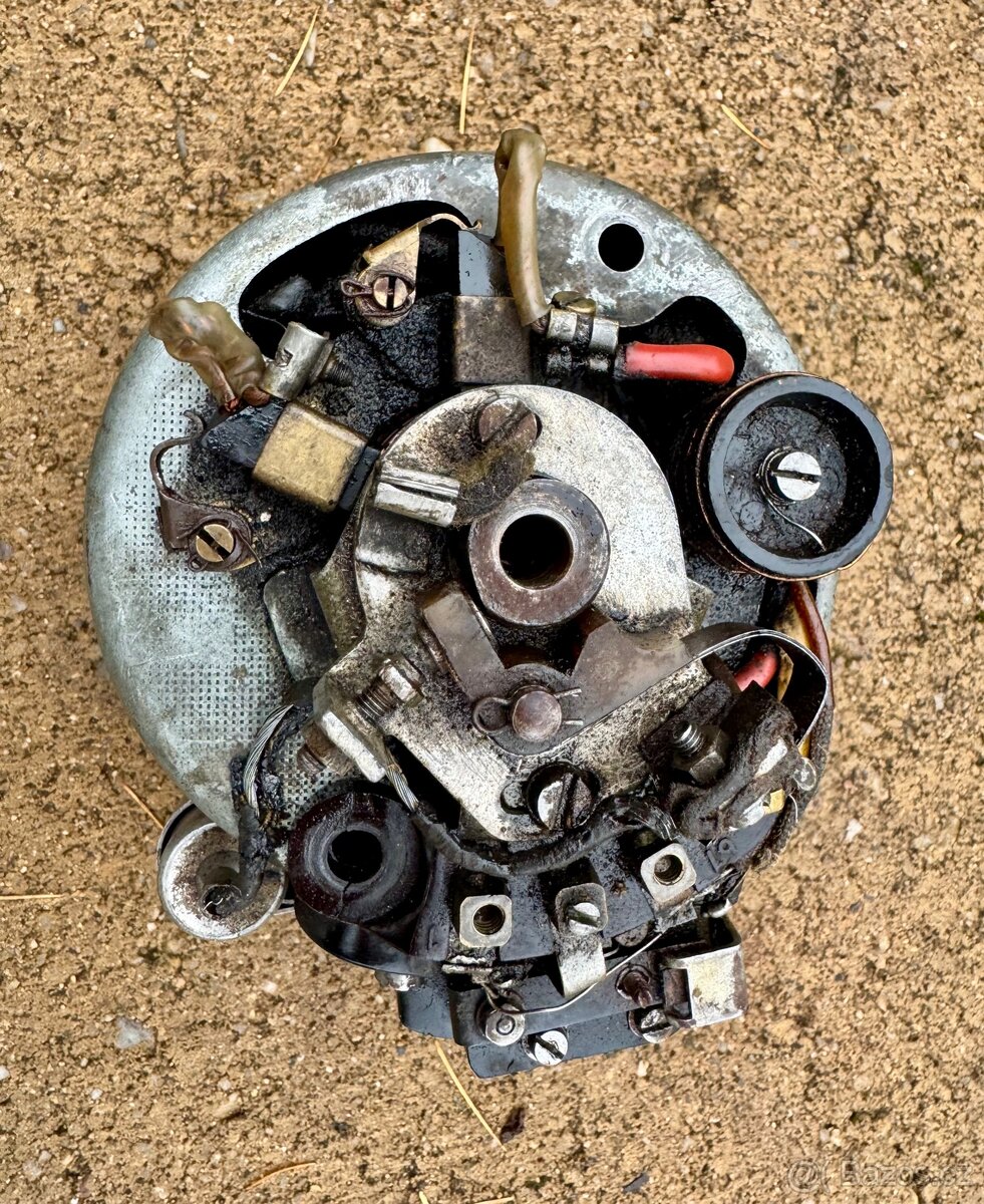 Jawa 250 perak, pulbuben - zapalování - 9