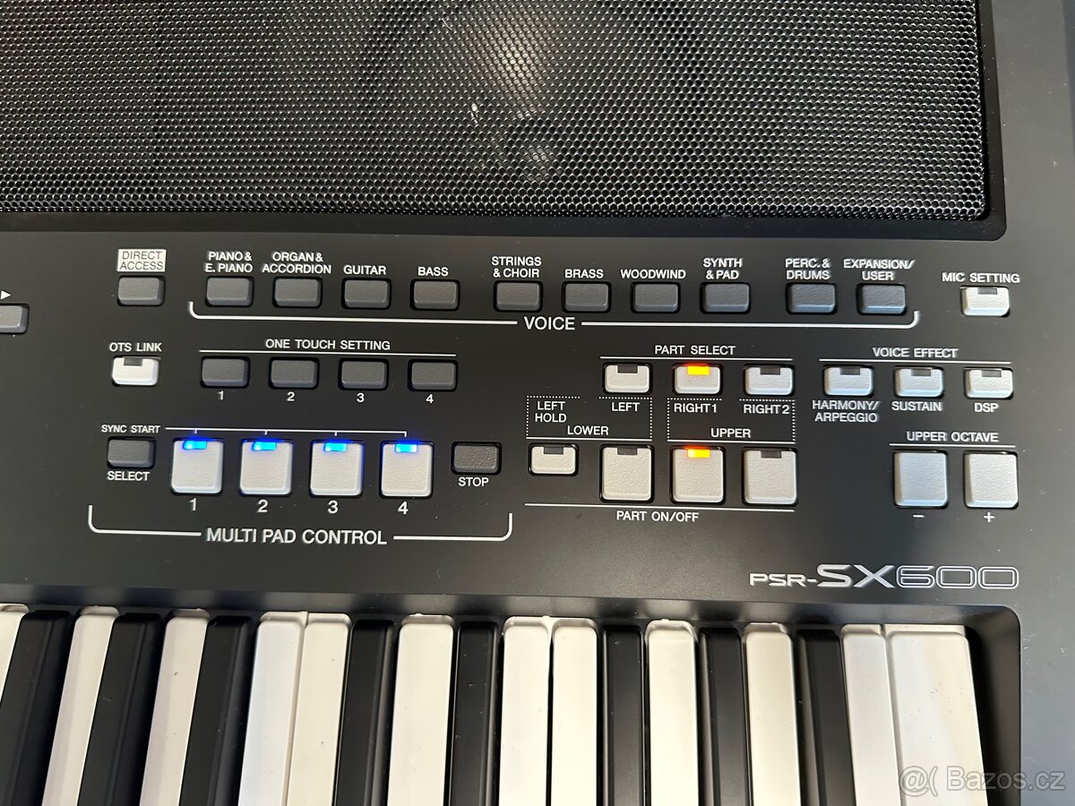 V ZÁRUCE - Klávesy/elektrické piano Yamaha PSR-SX600 - 9