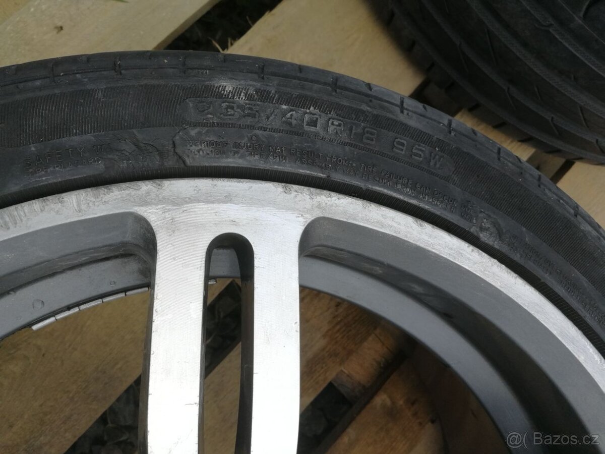 BMW Alu kola 18" - letní pneu - 9