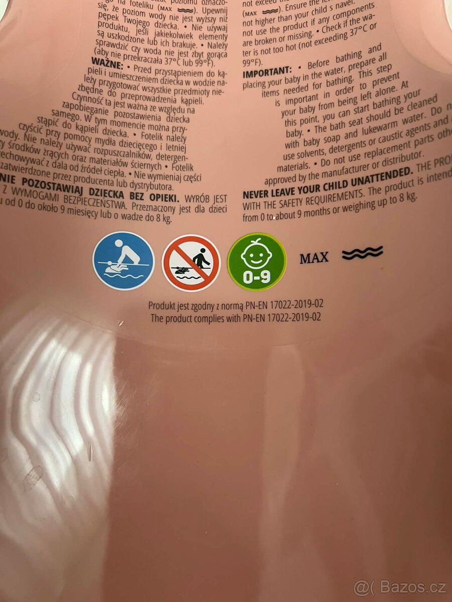 Lehátko do vany pro miminko. - 9