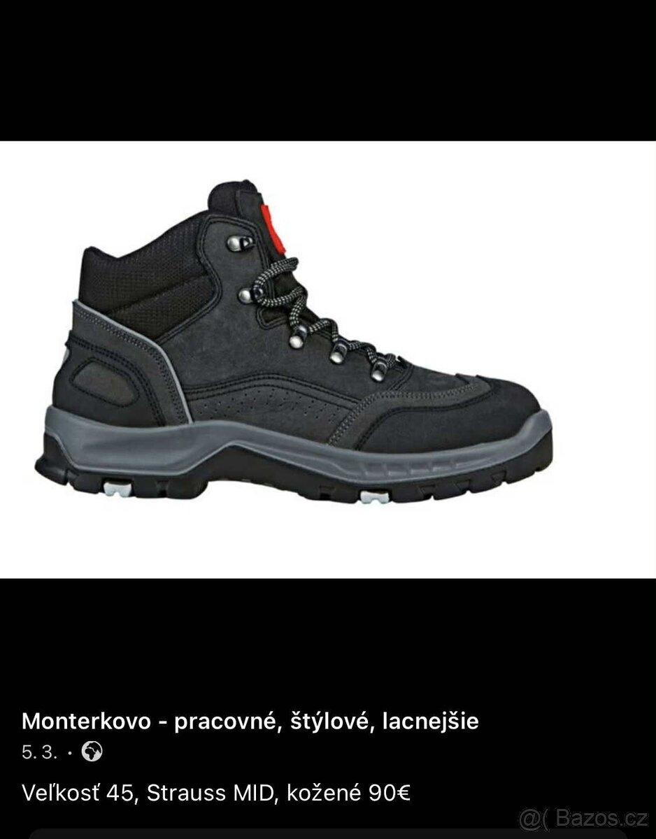 Pracovní boty, velikost 45, MIX 1 - 9