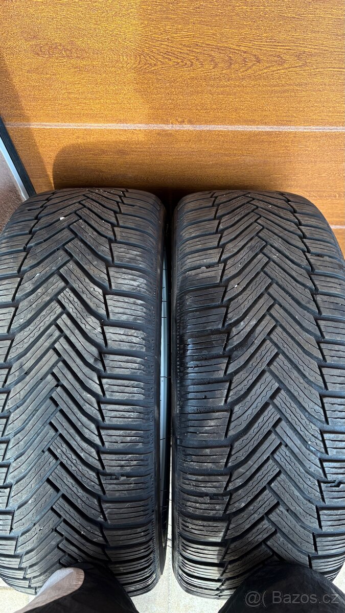 ALU KOLA Škoda R17 5X112 ZIMNÍ PNEU 225/50 R17 - 9