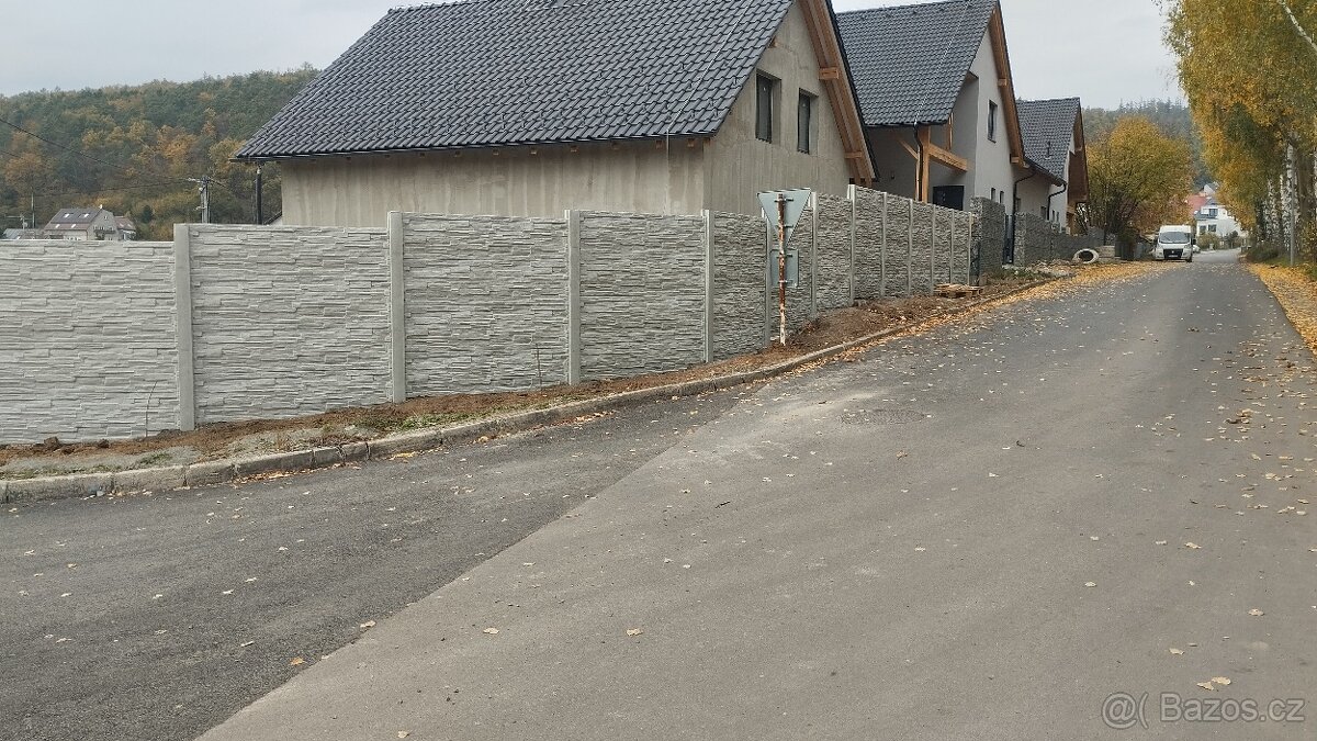 Montáže betonových plotů - 9