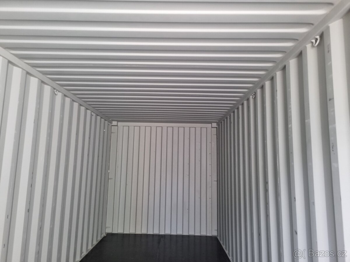 Lodní kontejner 6m – námořní modrá barva - 9