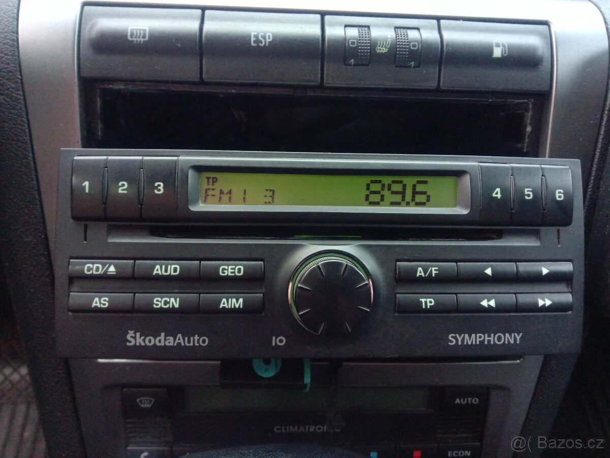 Škoda Fabia 1 Symphony CD autorádio - 9