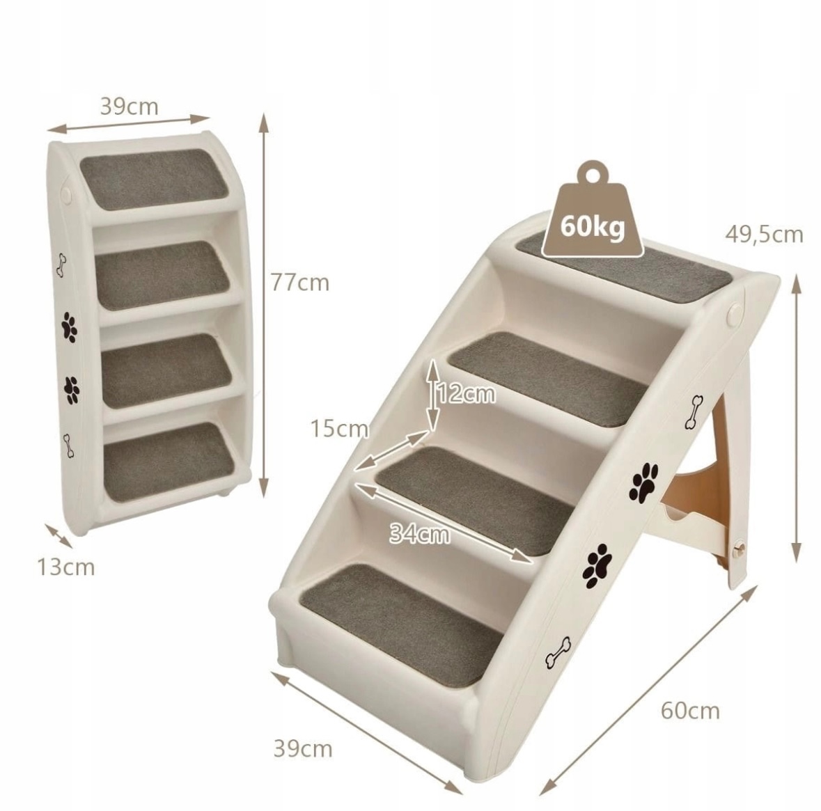 Skládací schůdky pro psy - 9
