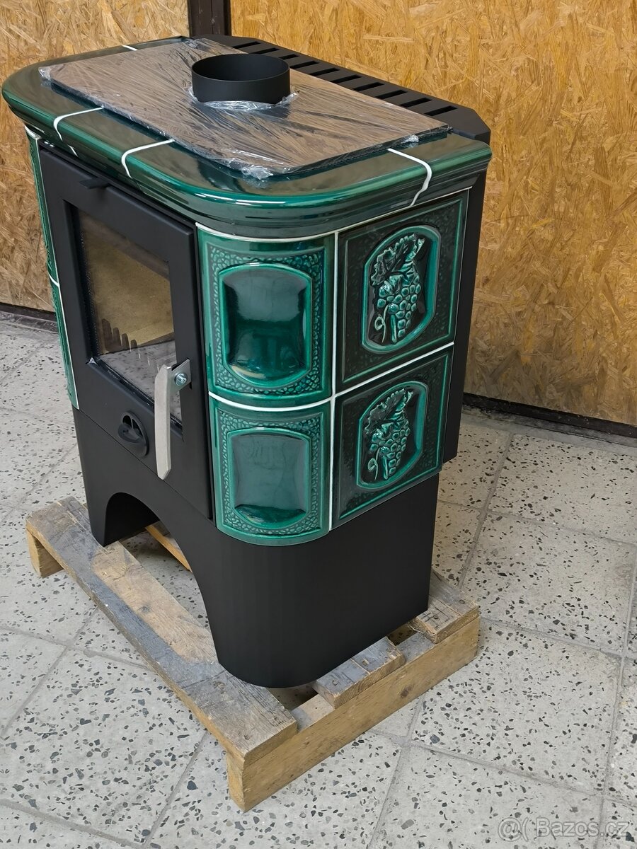 Kachlová krbová kamna 5,5 kW - 9