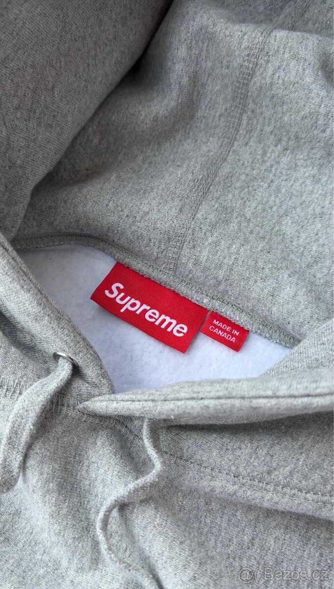 Supreme Box Logo Hooded Sweatshirt (FW25) Heather Grey - 9