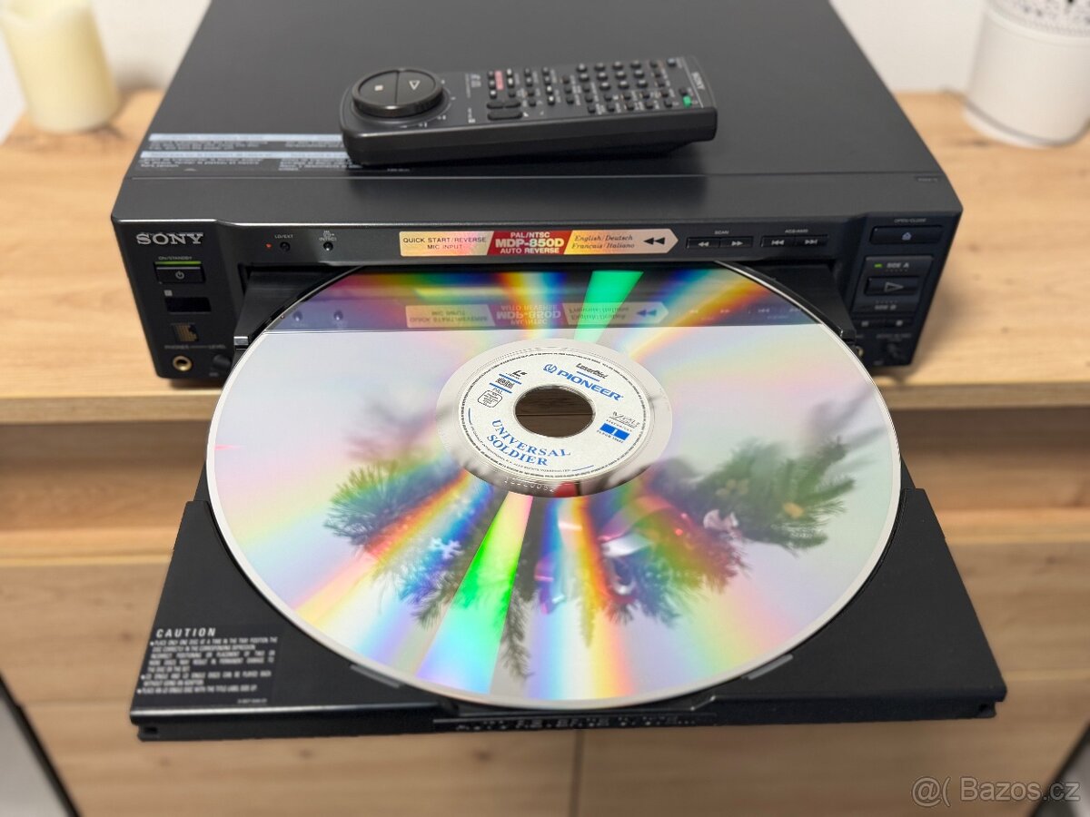 SONY MDP-850D LASERDISC CD CDV LD PŘEHRÁVAČ - 9