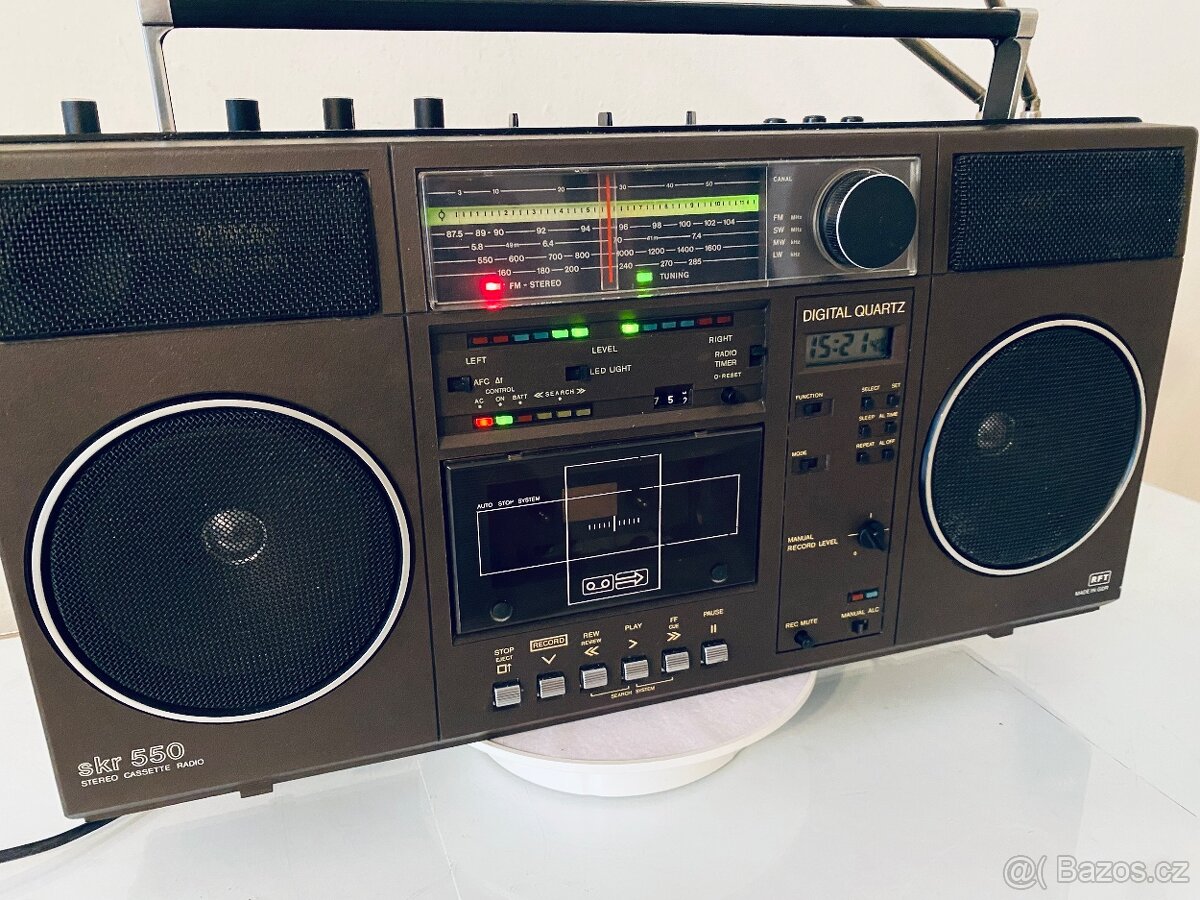 Radiomagnetofon RFT SKR 550, rok 1986 - 9