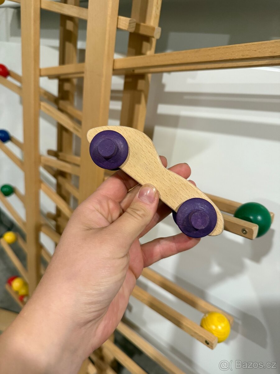 Dřevěná kuličková dráha - 9