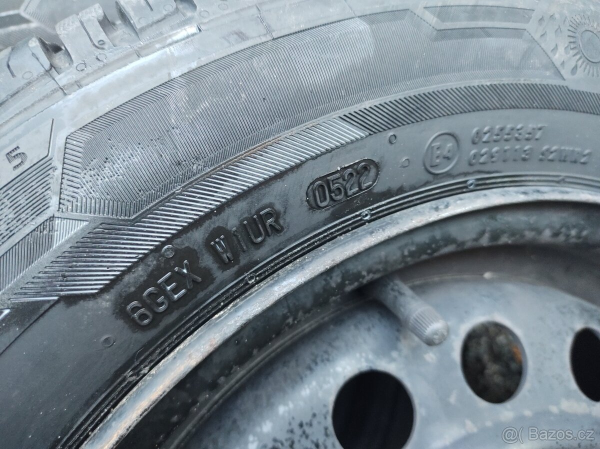 175/65 R14 ZIMNÍ PNEU 8mm + DISKY 4X100 RENAULT - 9