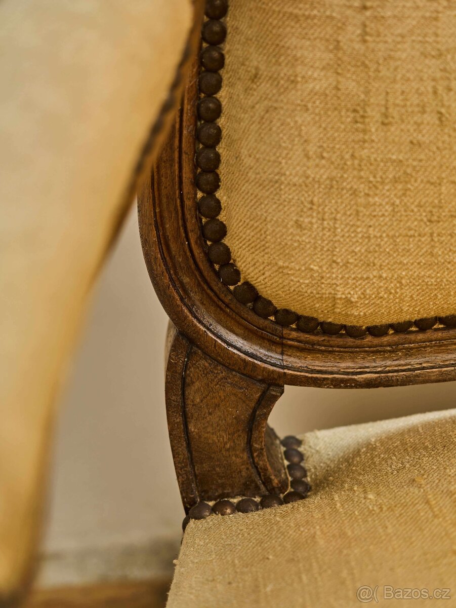 Velká starožitná sofa Ludvík XV - 9
