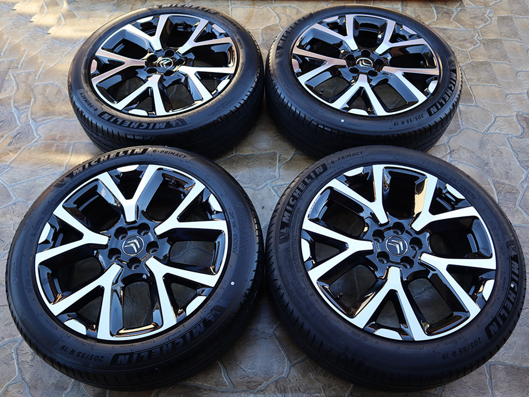 19" Alu kola 5x108 CITROEN C4 C5 AIRCROSS LETNÍ NOVÉ - 9
