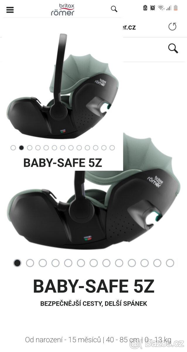 Vajíčko Römer Baby-Safe 5Z Midnight grey - 9