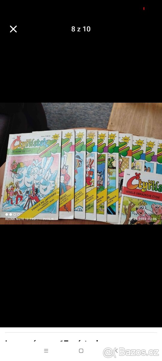 Čtyřlístek, mateřídouška, ohníček, kačer Donald. - 9