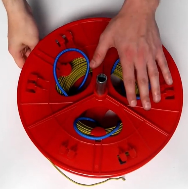 Cívka na kabely, s bungee šňůrami - 9