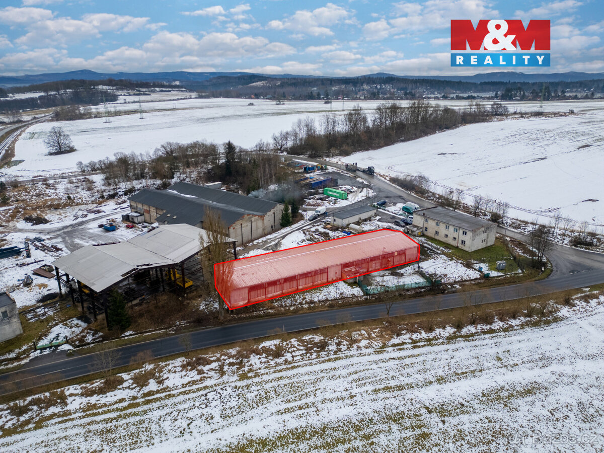 Pronájem výrobního objektu, 801 m², Hroznětín. - 9