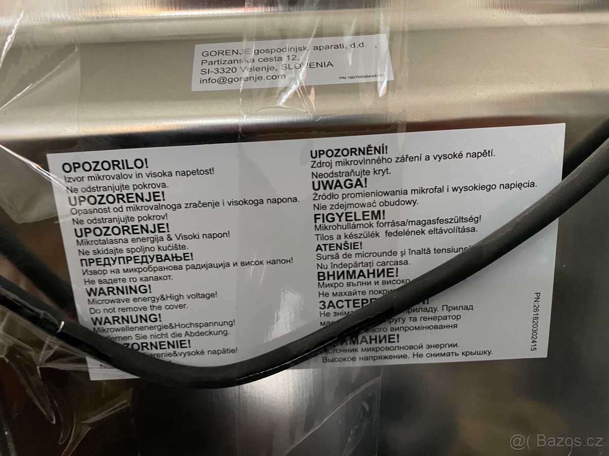 Mikrovlnka a trouba Gorenje - 9