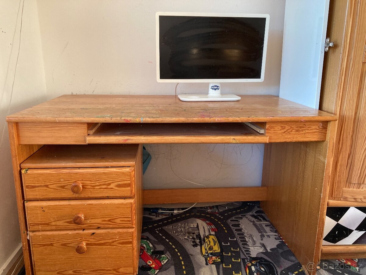 Dětský pokoj nábytek, skříň, borovice - 9