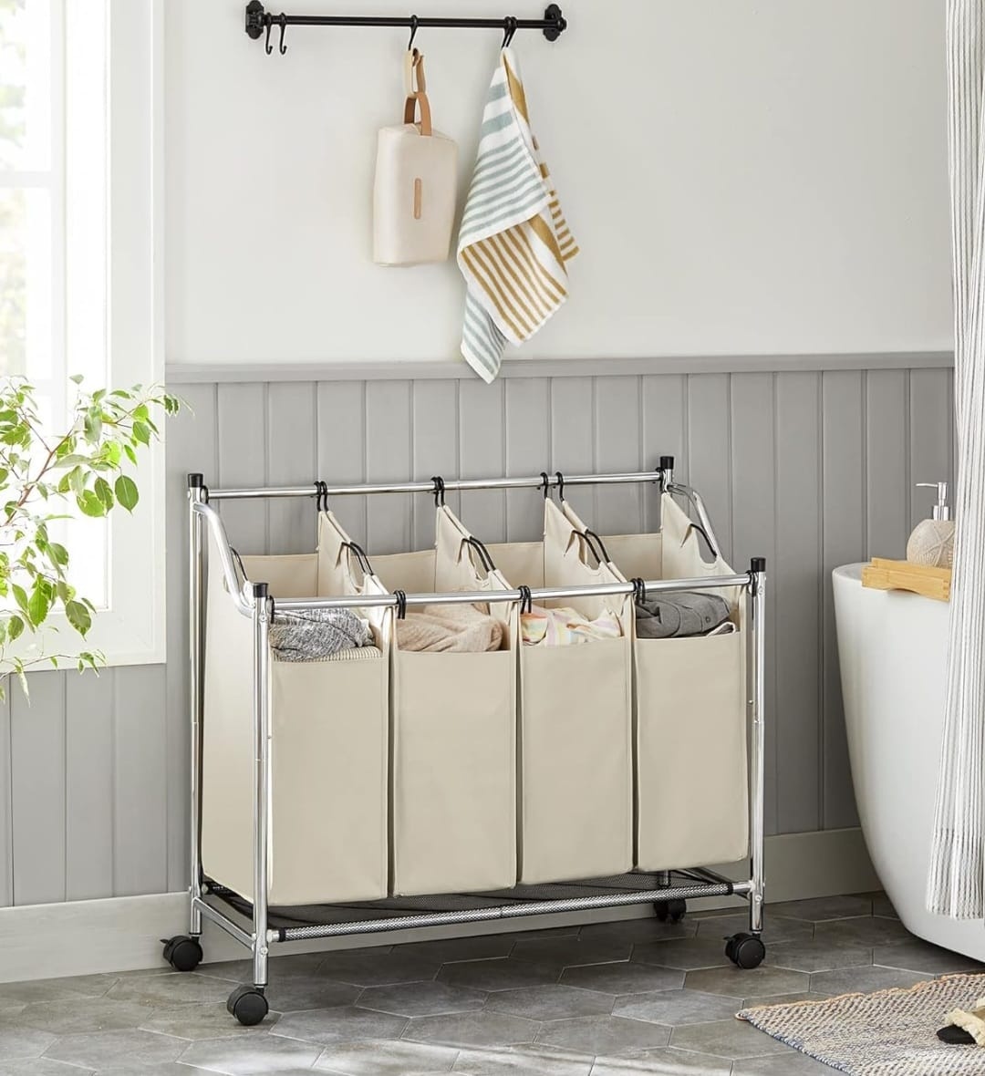 Nový mobilní koš na prádlo nebo hračky - 9