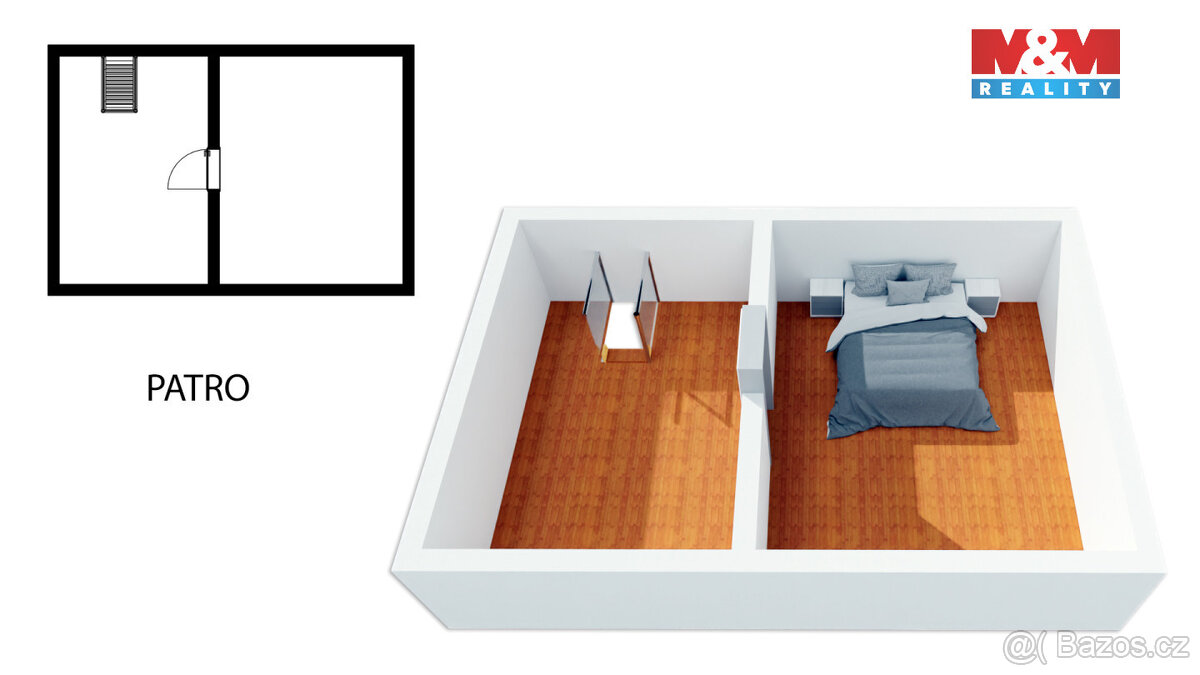 Prodej chalupy, 65 m², Nalžovské Hory - 9