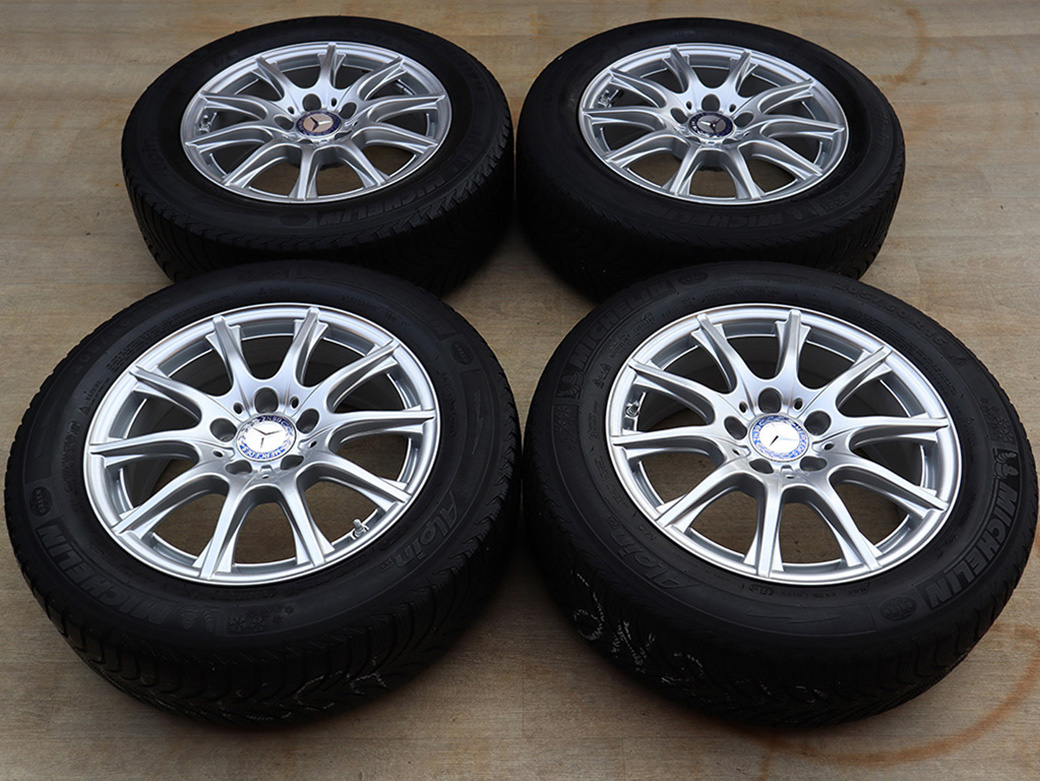 16" Alu kola = 5x112 = MERCEDES C-CLASS – ZIMNÍ + ČIDLA - 9