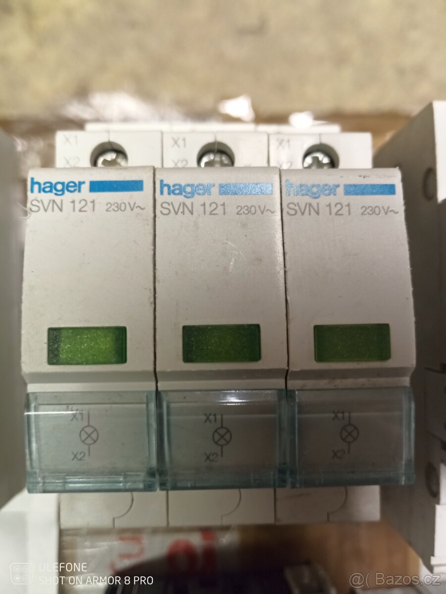 Jističe vypínače kontrolky stykače svodič - 9