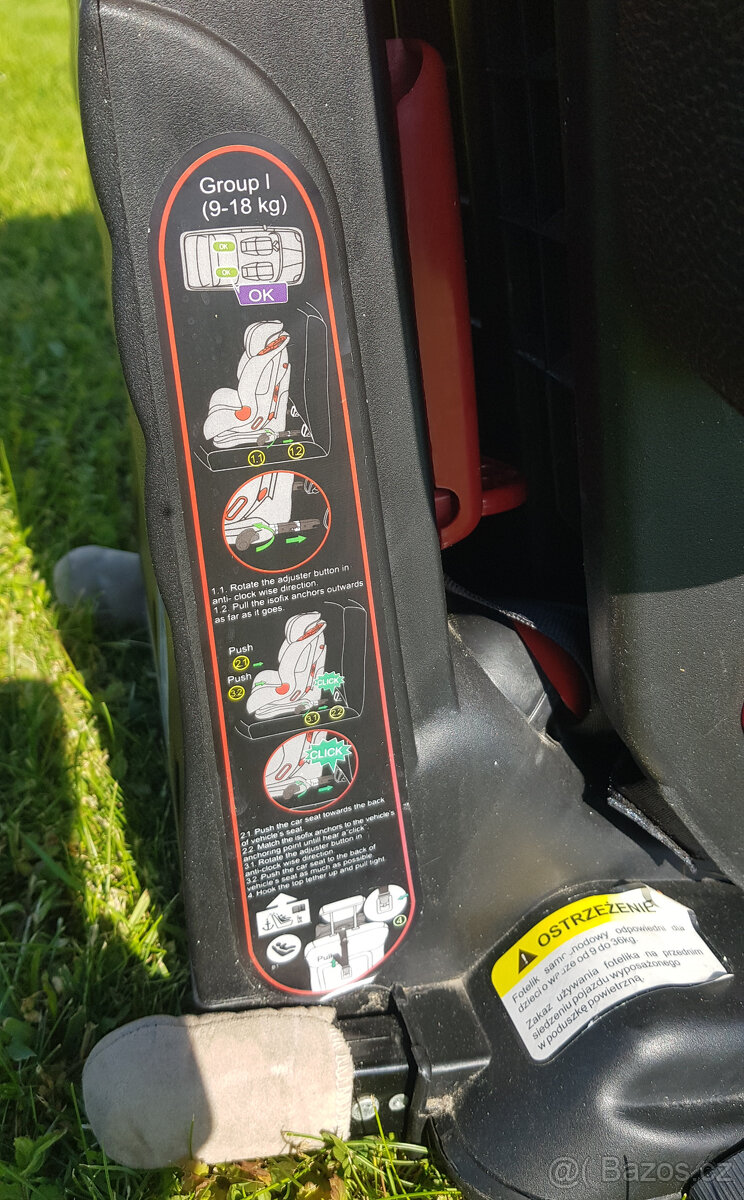 Velmi hezká dětská autosedačka s Isofix - 9