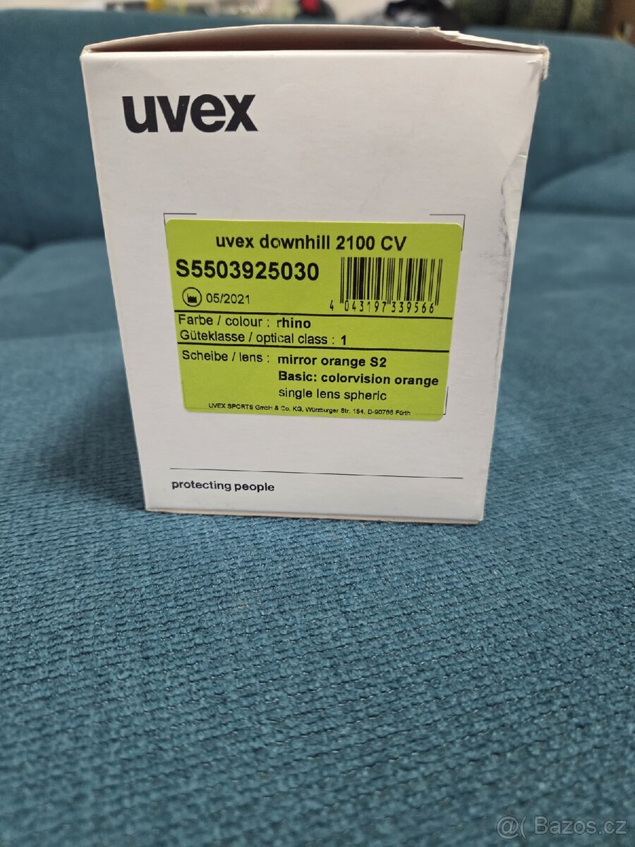 UVEX Downhill 2100 CV rhino matt/mirror orange orange - 9