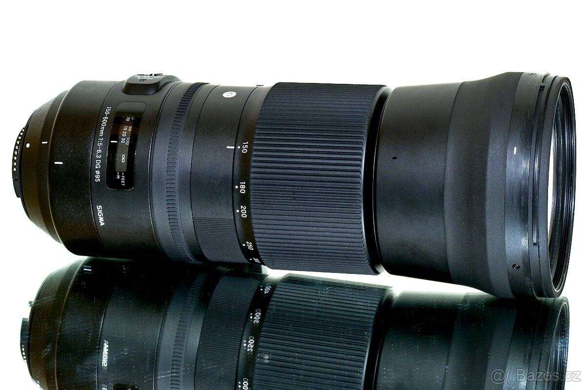 Nikon Sigma 150-600mm DG OS + UV + neopren TOP STAV - 9