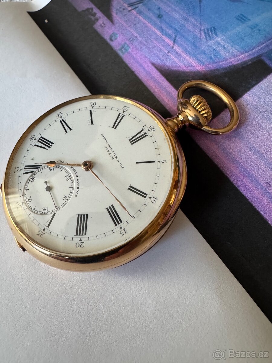 Zlaté 18k hodinky Patek Phillippe Gondolo - 9