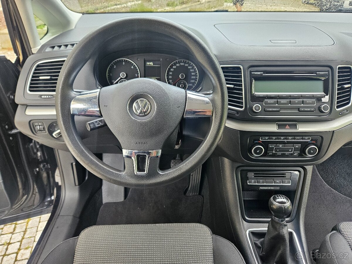 VW Sharan 2.0 TDI 103 kW m. 2011, 7 míst, Dovoz SRN Nová STK - 9