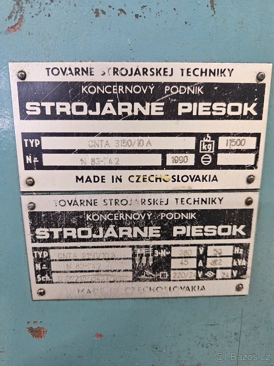 Hydraulické tabulové nůžky CNTA 3150/10A - 9