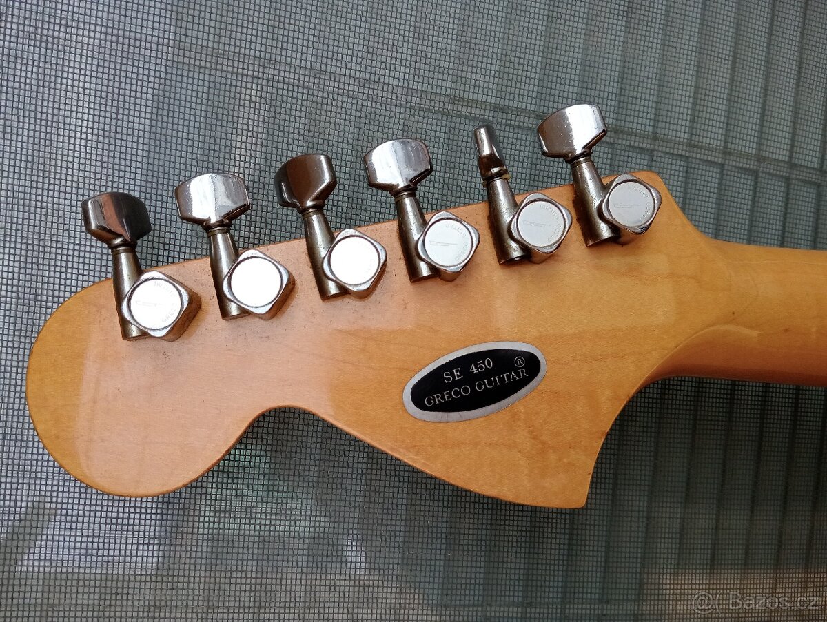 Greco Stratocaster Spacey Sound 81- snímače USA Fender 79-81 - 9