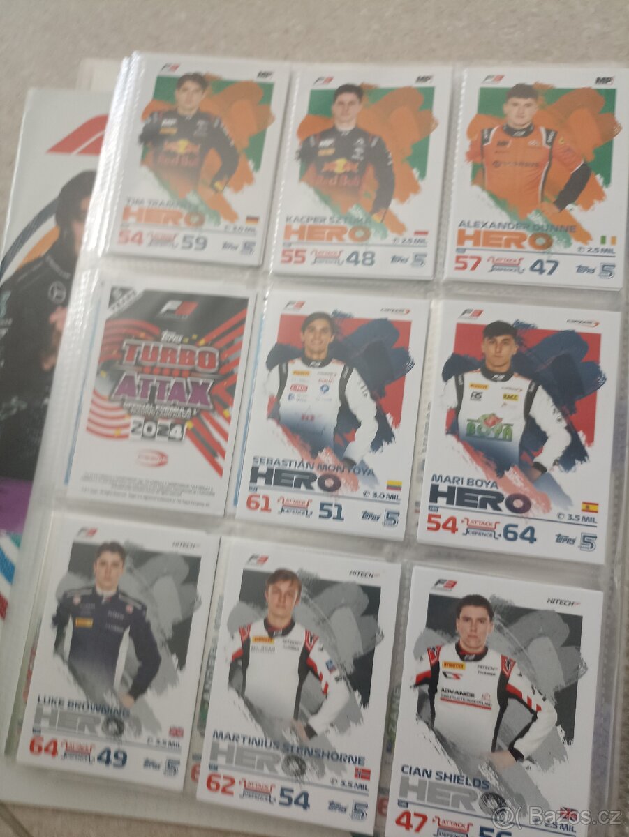 Kartičky F1 různé ročníky. - 9