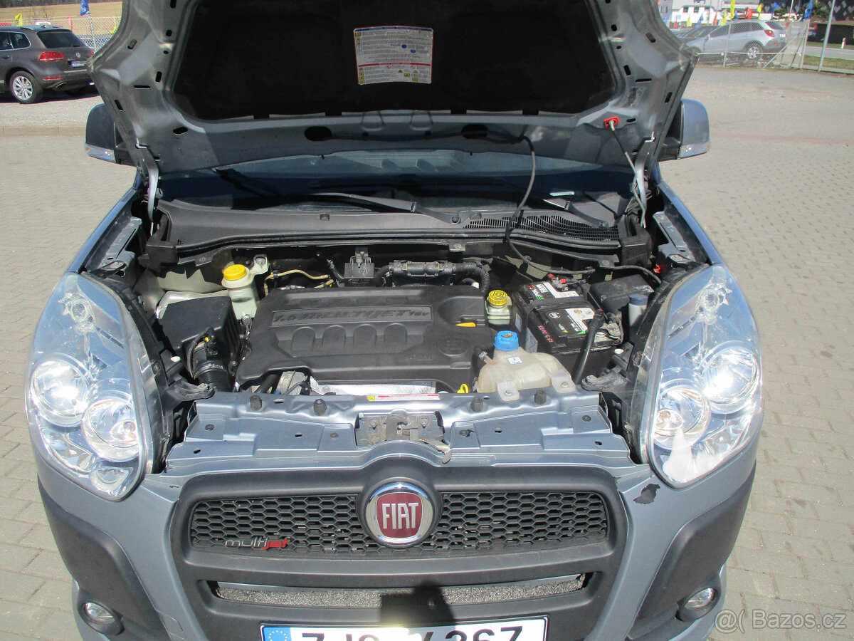 FIAT DOBLO 1,6MJTD 66kw 11/2011 7MÍST, BEZ KOROZE - 9