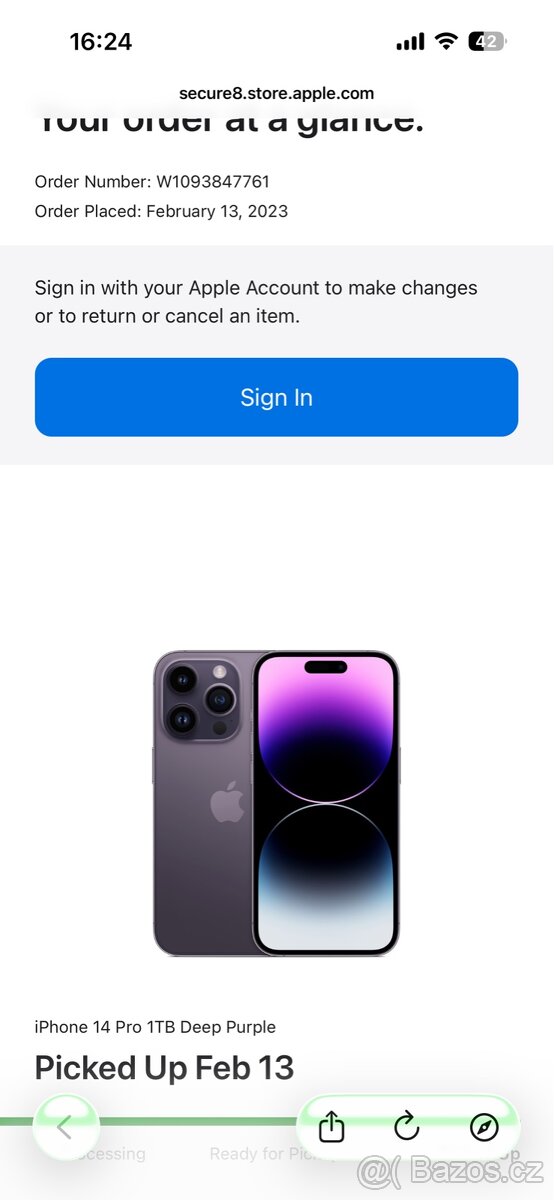 iPhone 14 PRO 1TB fialový - 9