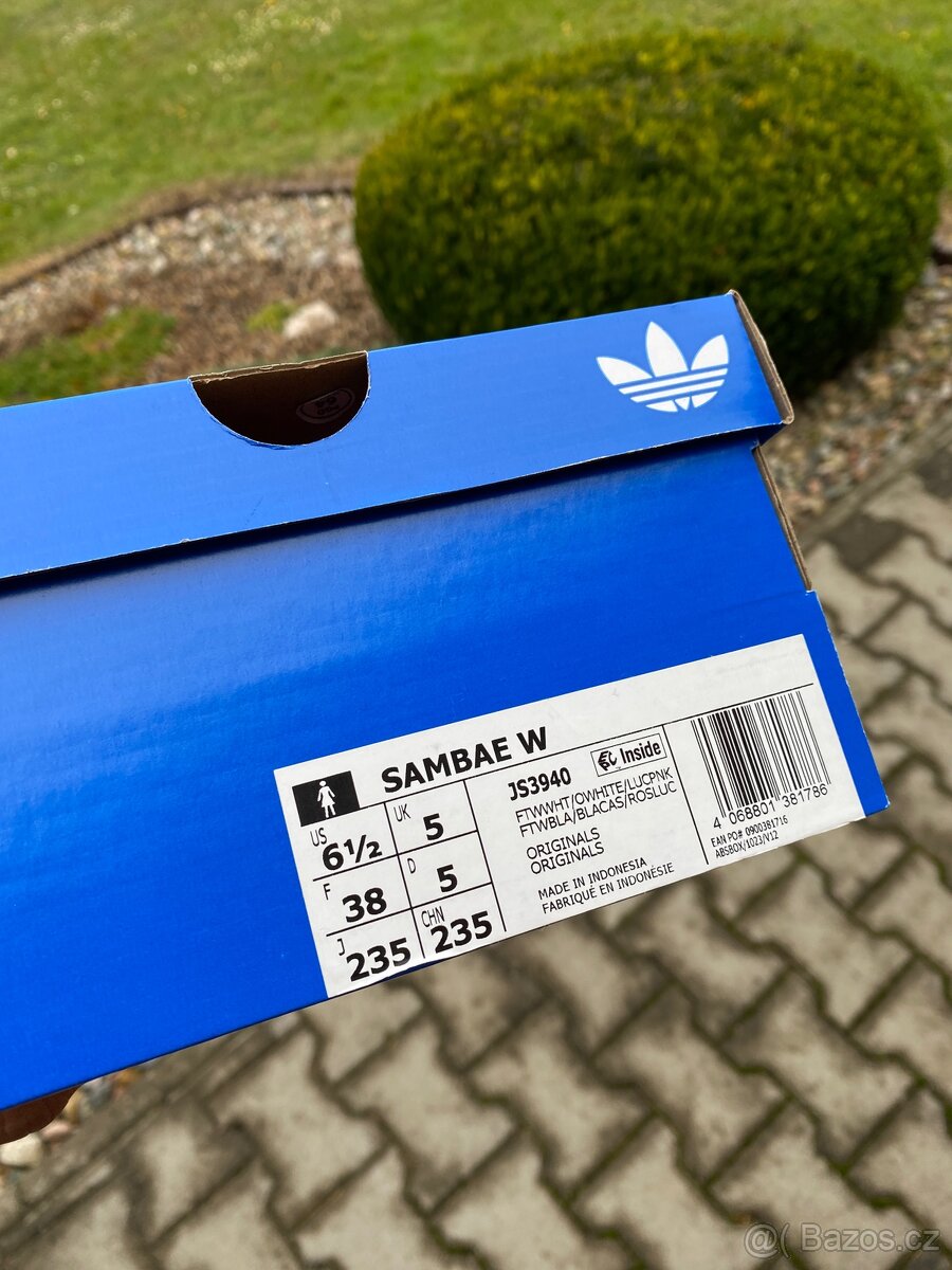 🤍🩷 Adidas Samba White Pink - 9