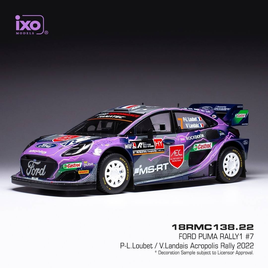 Modely Ford Puma Rally1 1:18 IXO - 9